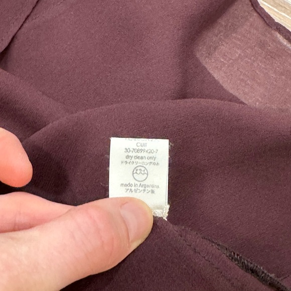 Viviana Uchitel Blouse, size 3 (L) - Picture 5 of 13